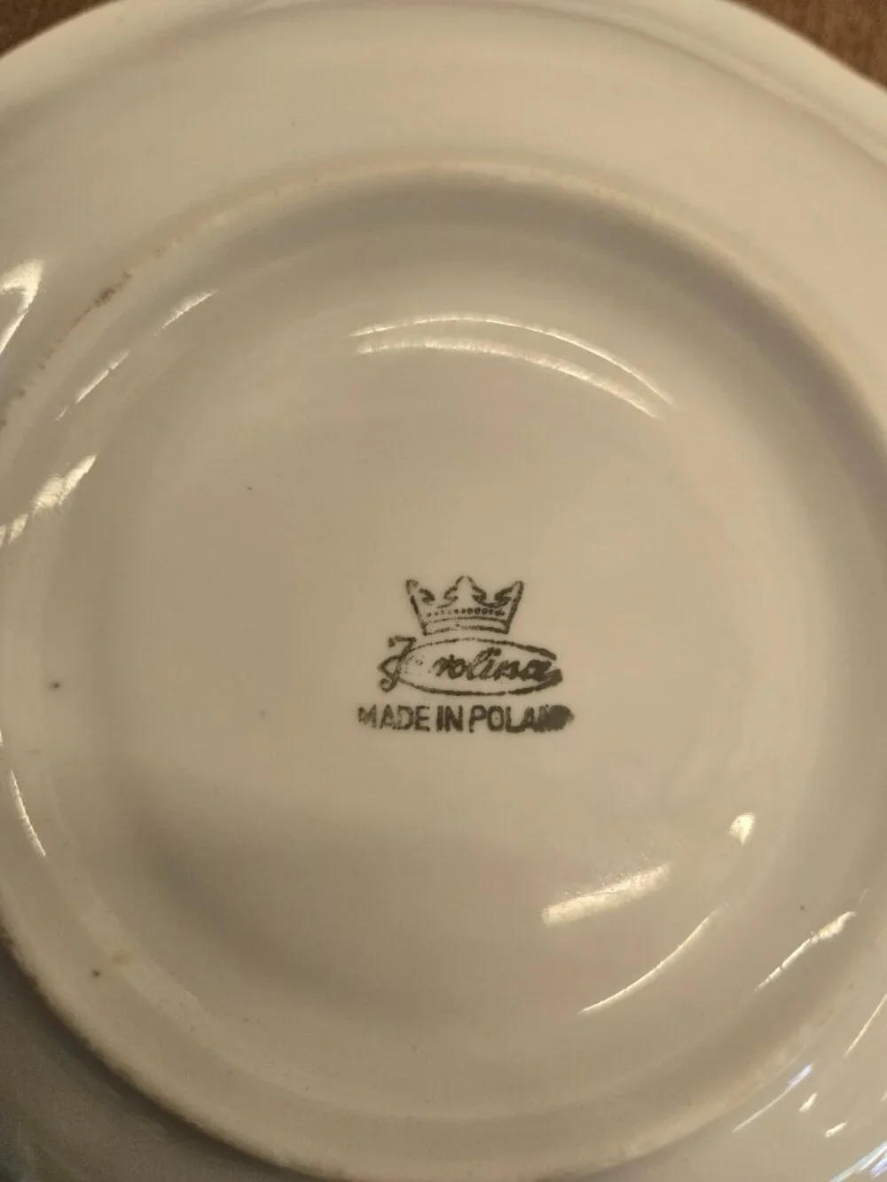 Vintage Dinnerware/plates set used condition-Favolina Karolina -Made In Poland